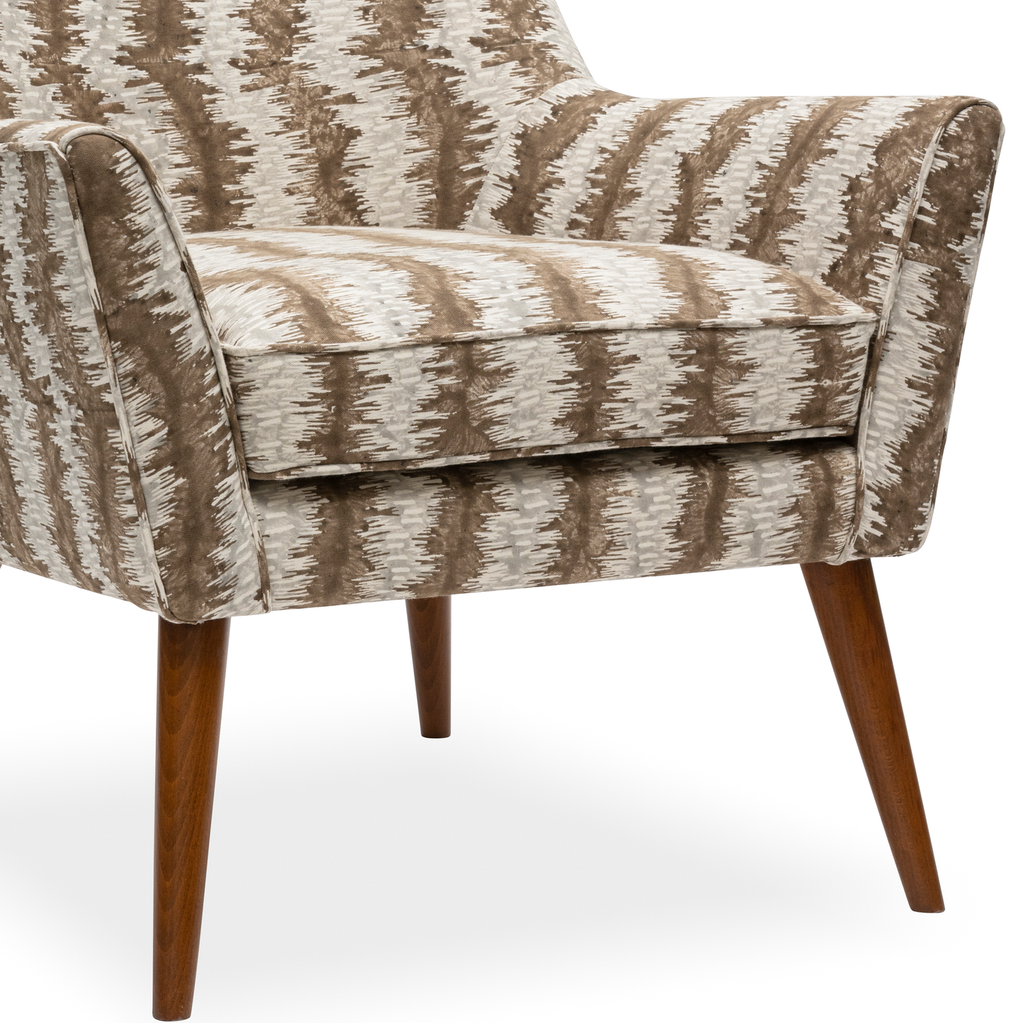 Medium Walnut_Spring Rhythm Tobacco and Dove - Chevron