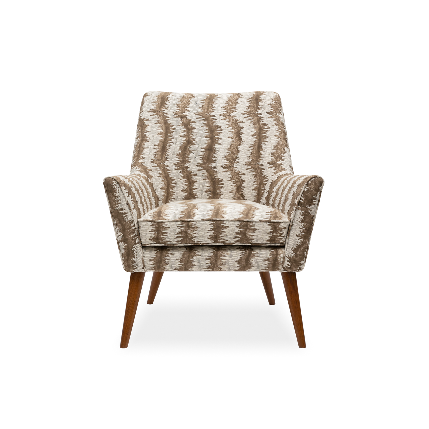 Medium Walnut_Spring Rhythm Tobacco and Dove - Chevron