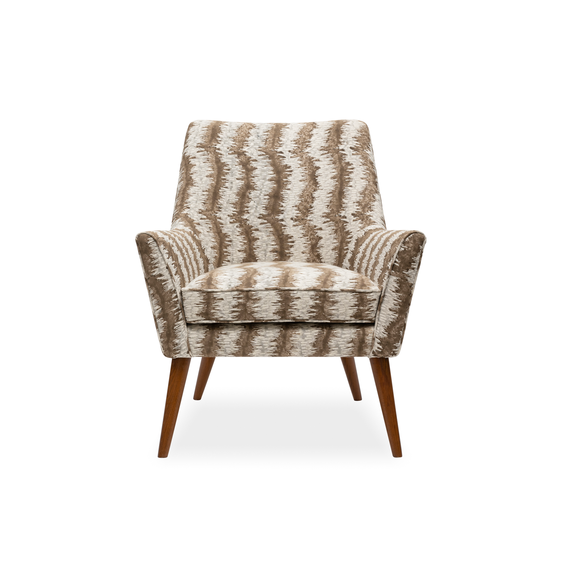 Medium Walnut_Spring Rhythm Tobacco and Dove - Chevron