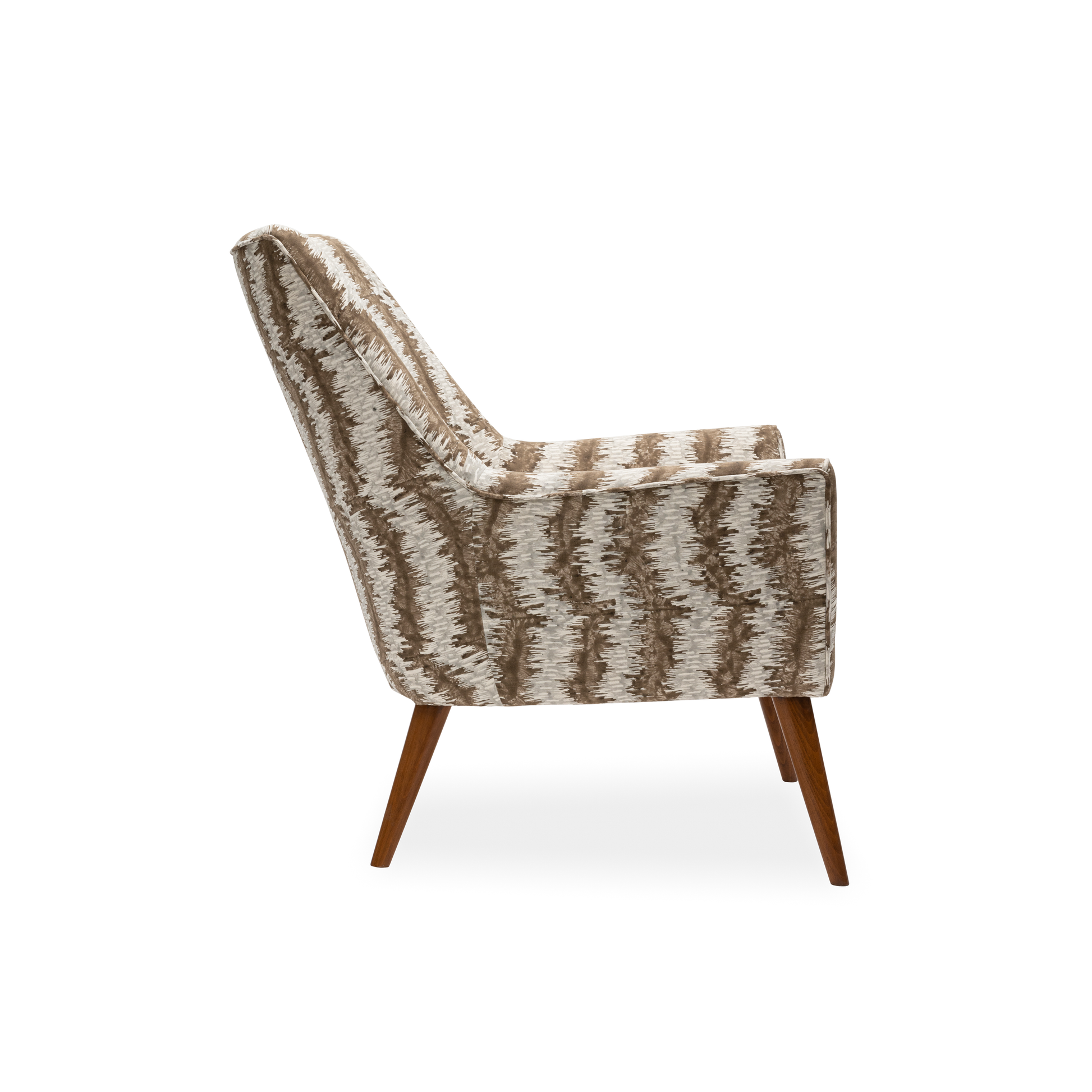Medium Walnut_Spring Rhythm Tobacco and Dove - Chevron