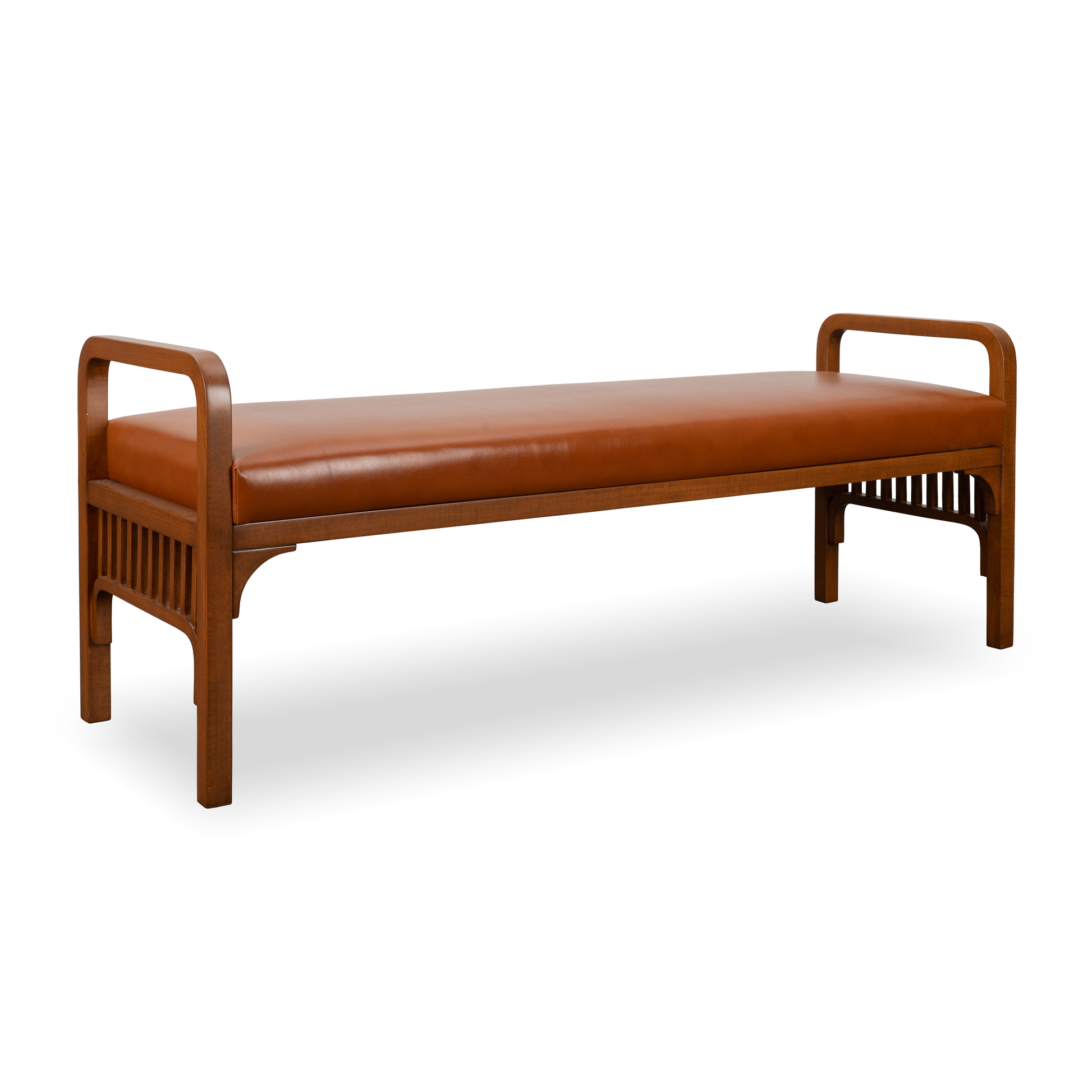 Medium Afromasia_Exotic Cognac Leather