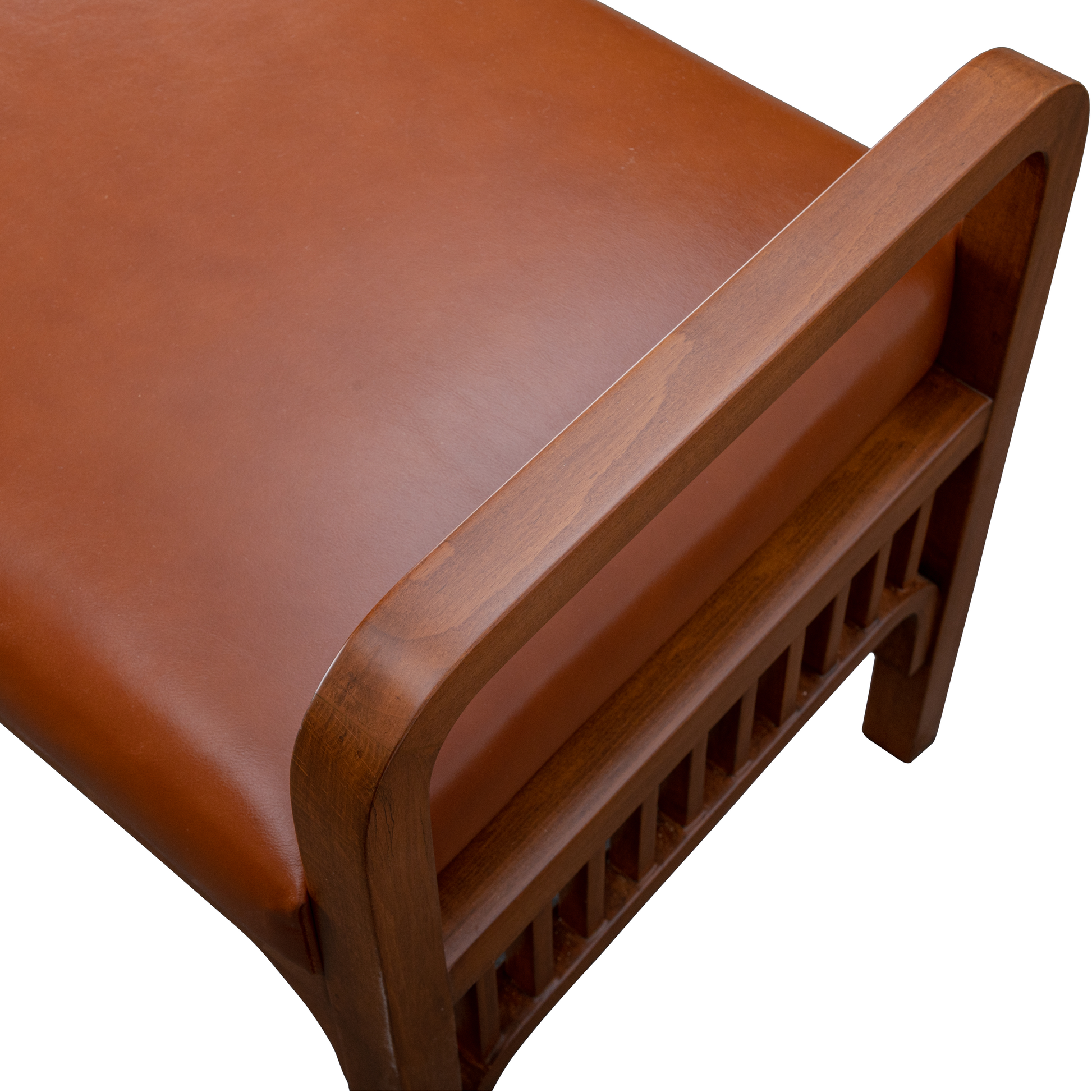 Medium Afromasia_Exotic Cognac Leather