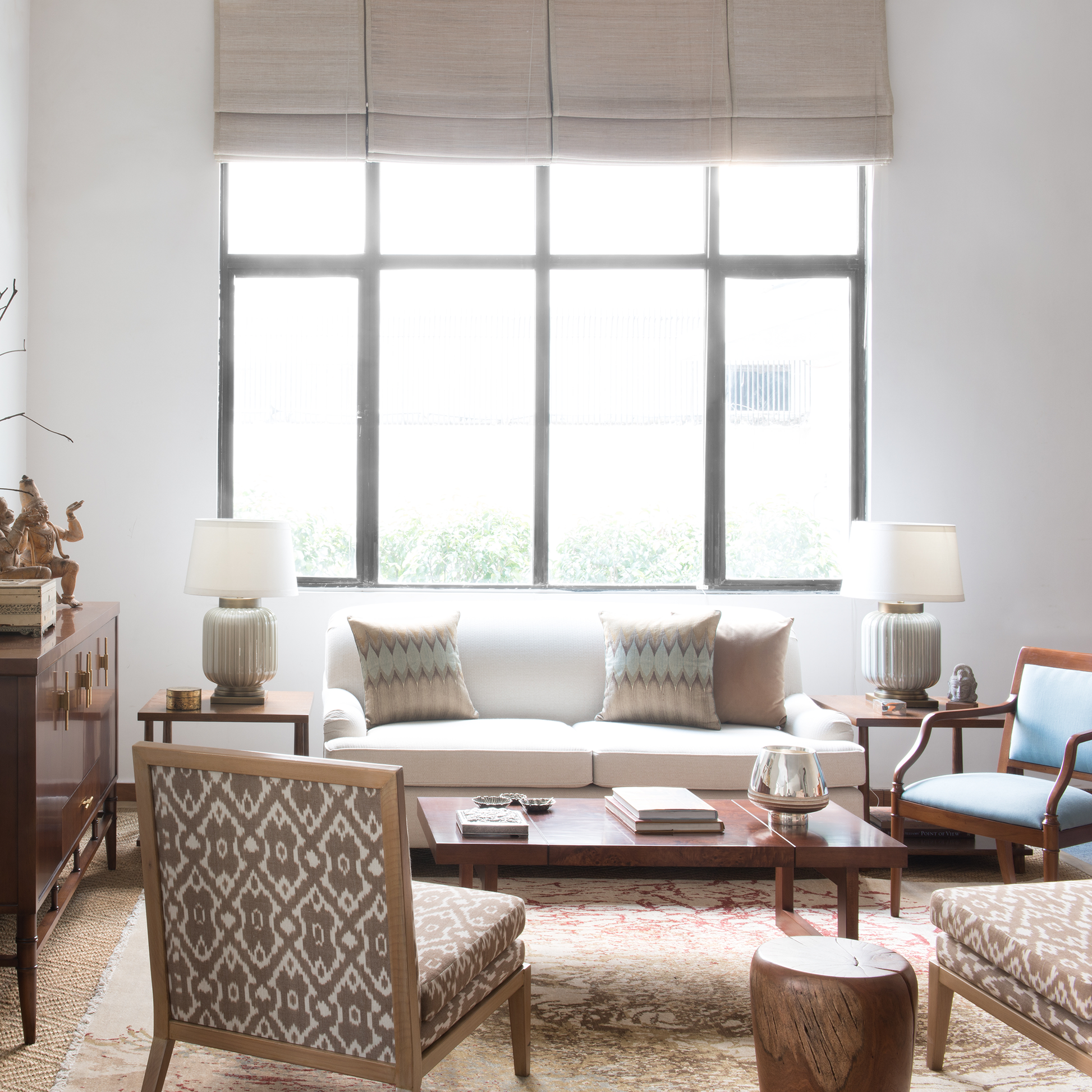 Classic Brown_Cotton Linen Blue Mist
