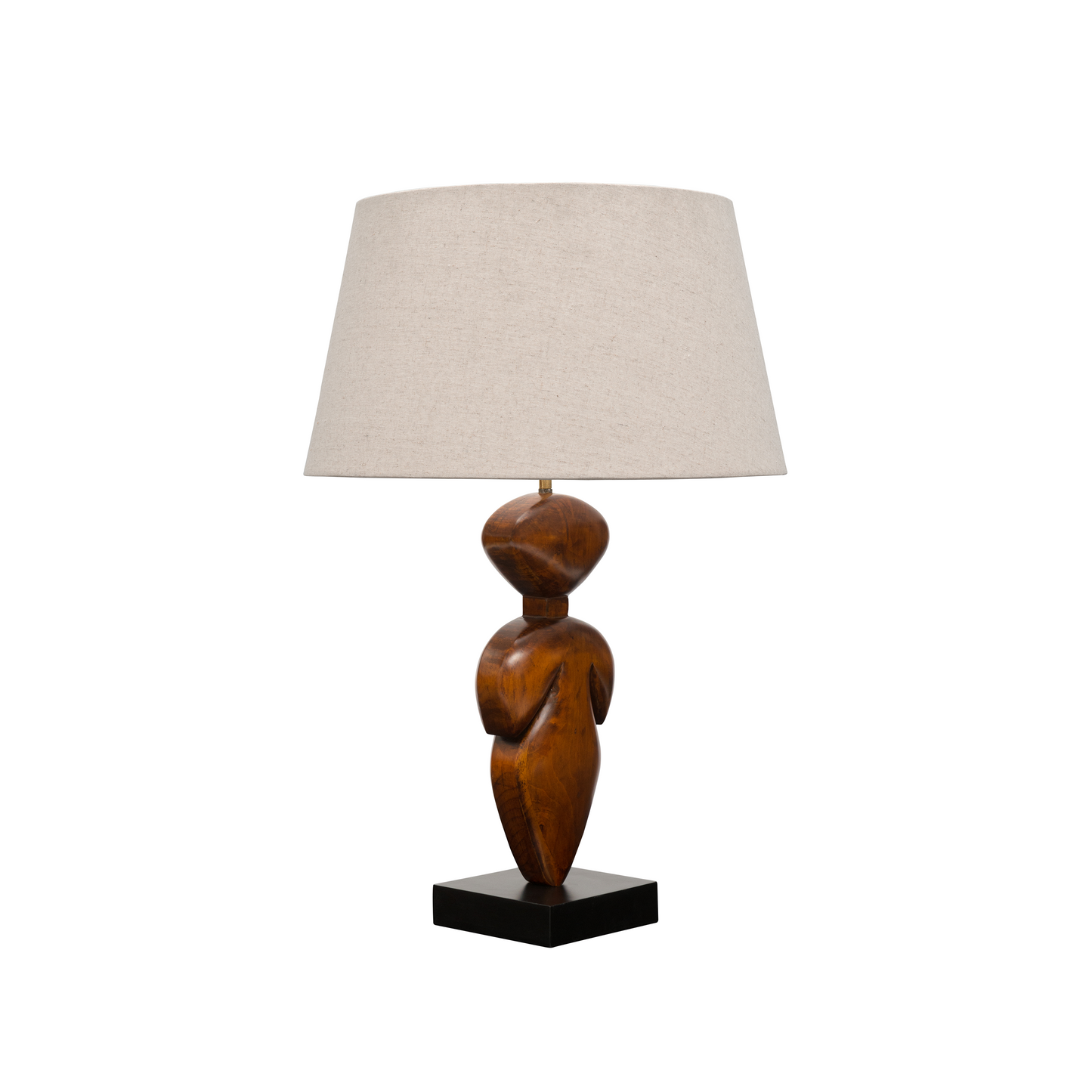 Teak and Jet Black Base