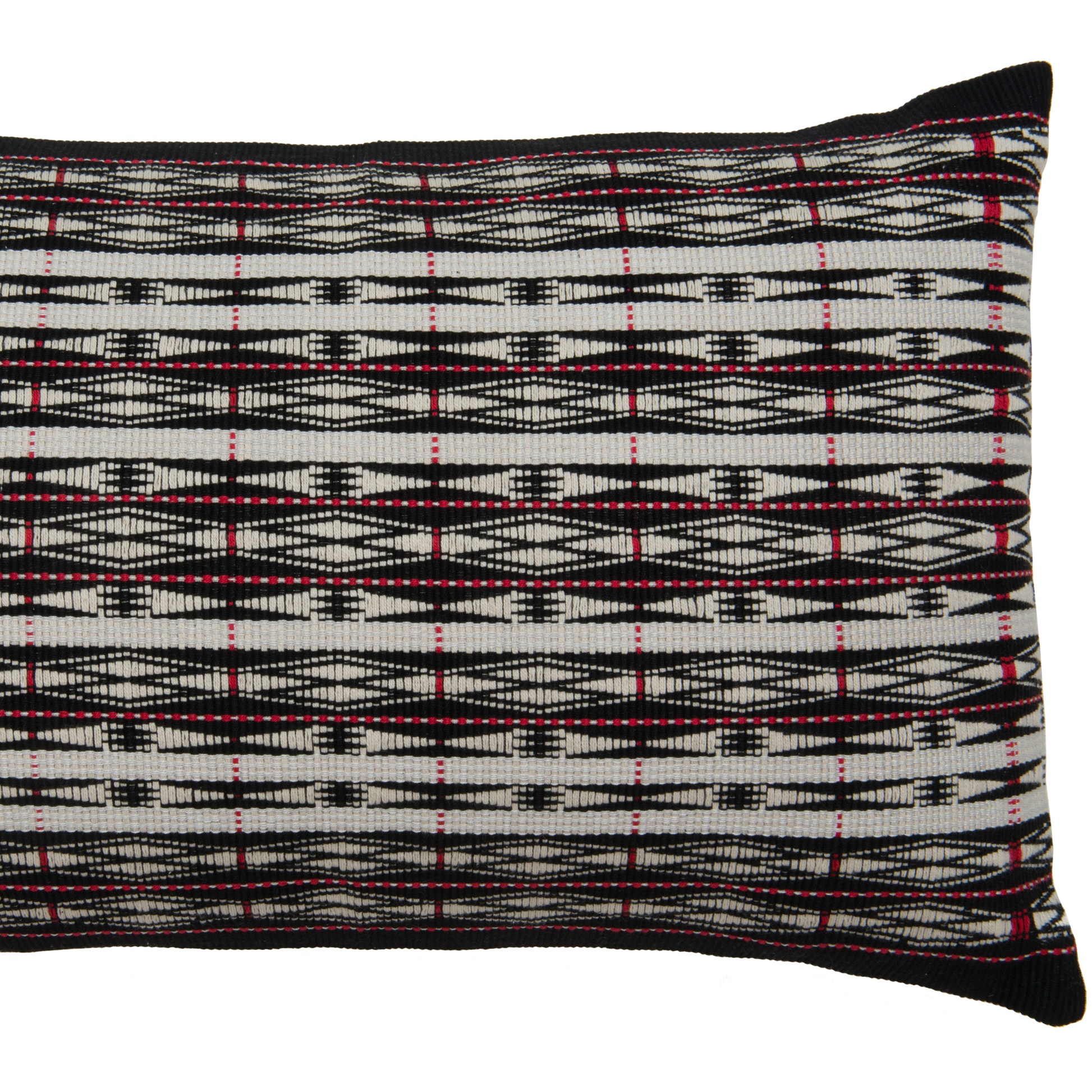 Woven Black Red
