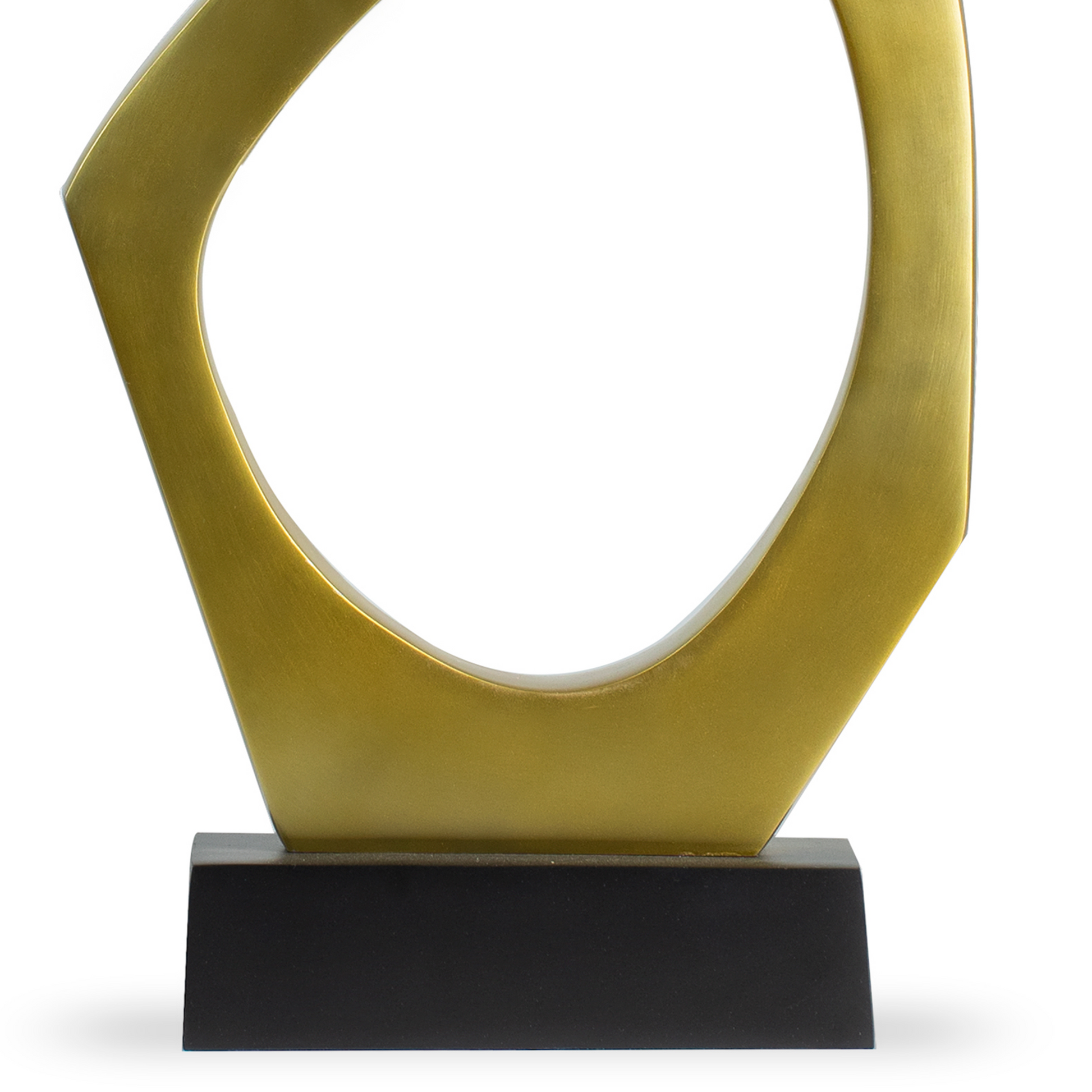 Gold Brass and Jet Black Base