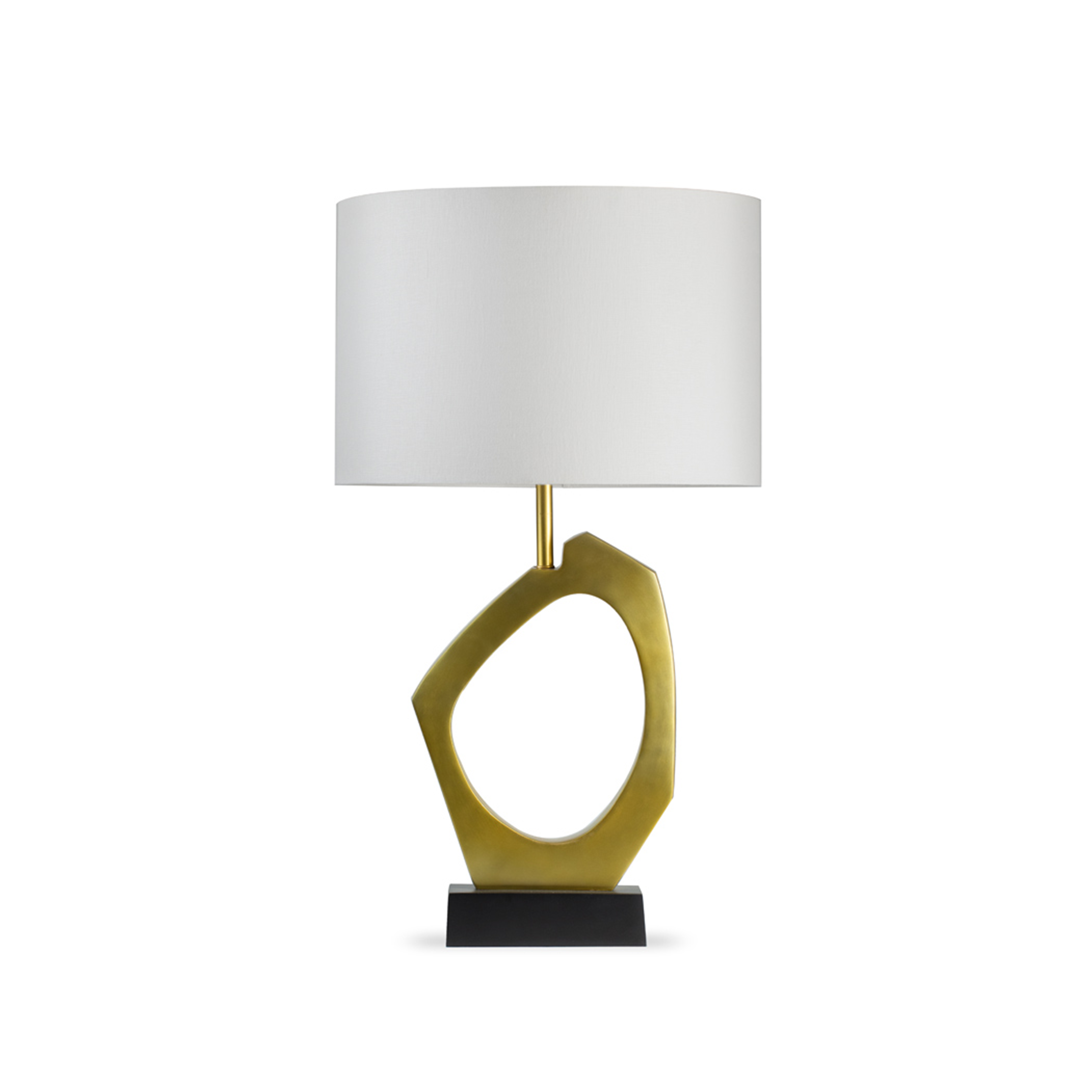 Gold Brass and Jet Black Base