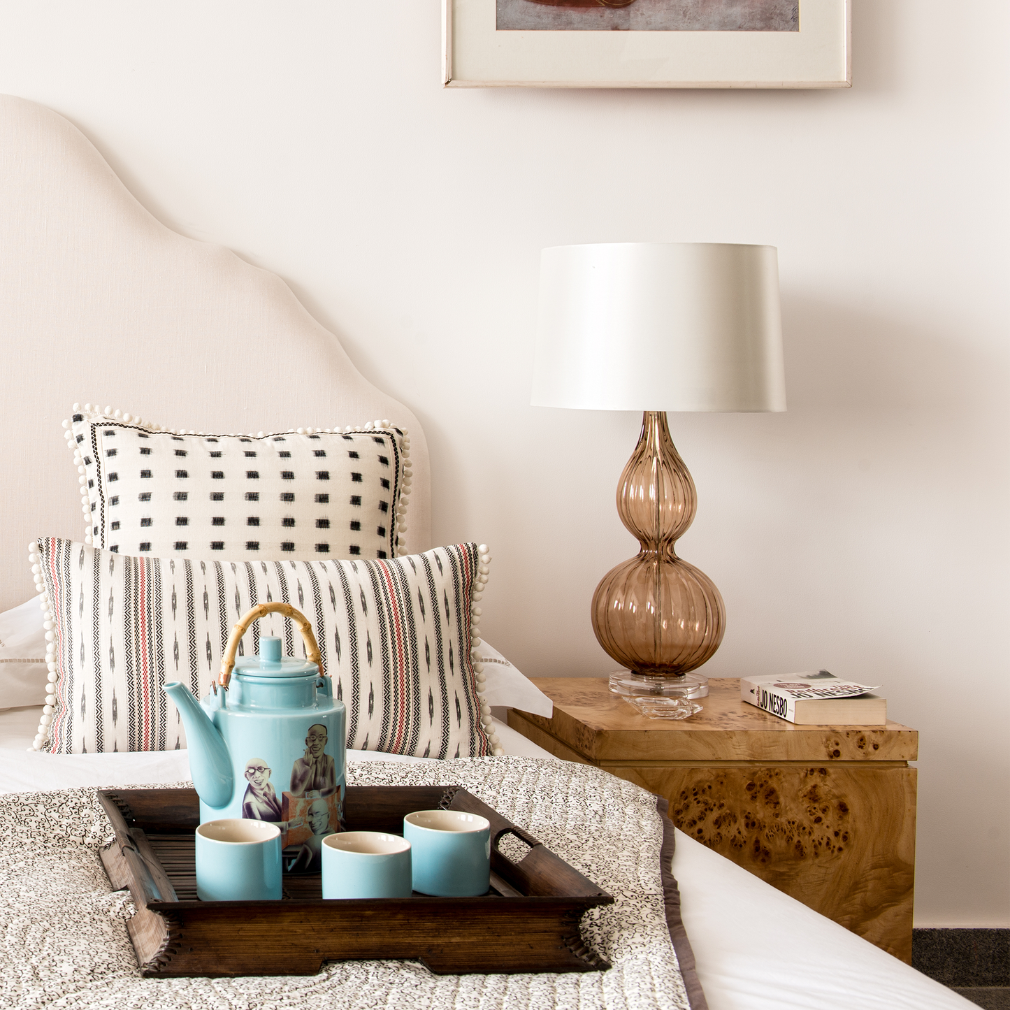 Cotton Linen Rust Walnut