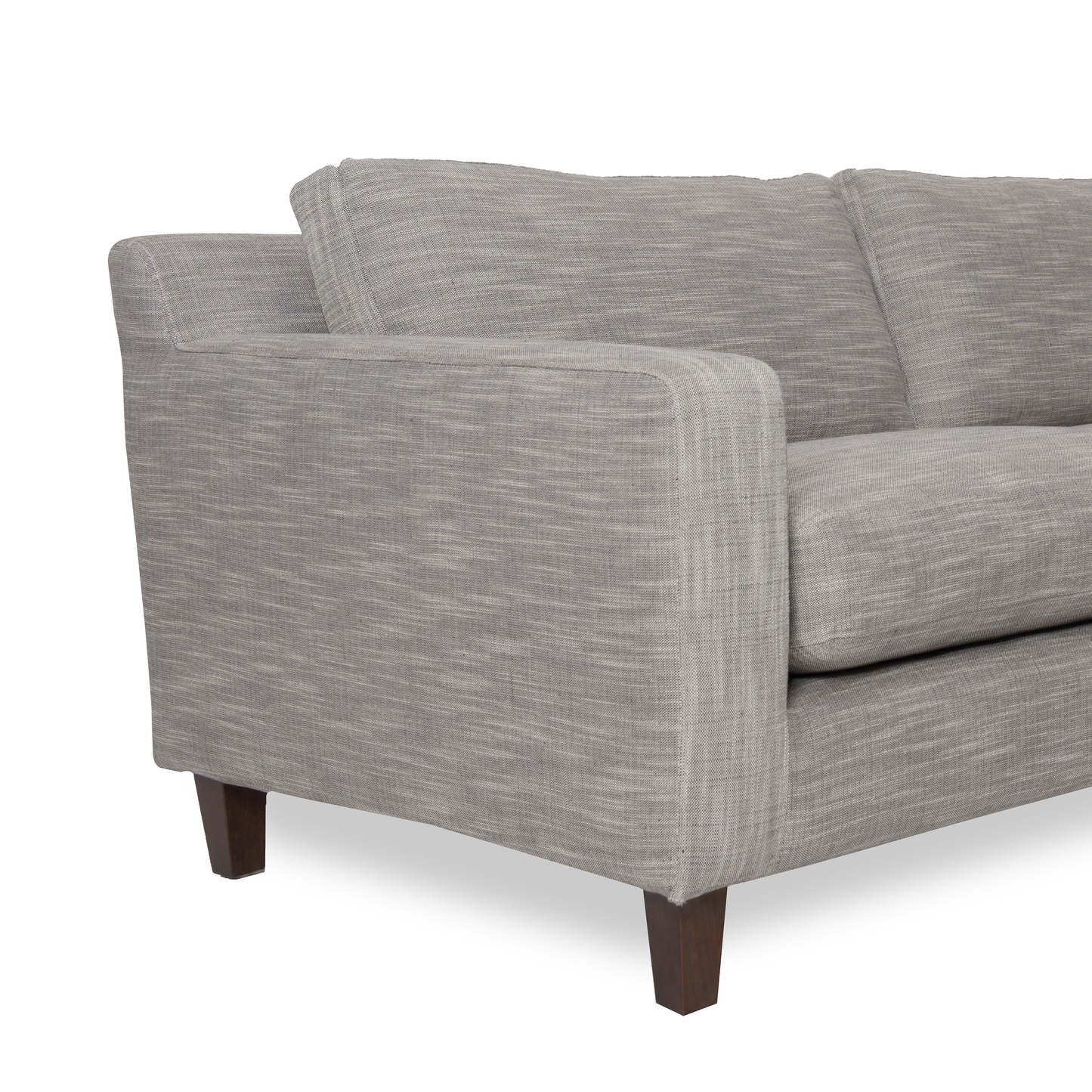 Textured Weave Fog_Walnut