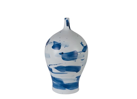 Blue White Large Vase 04