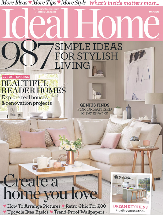 Rosewood Reverie — Noma Side Table in Ideal Homes & Gardens UK