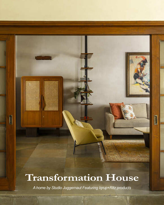 Transformation House, A home by Studio Juggernaut Featuring Iqrup + Ritz products