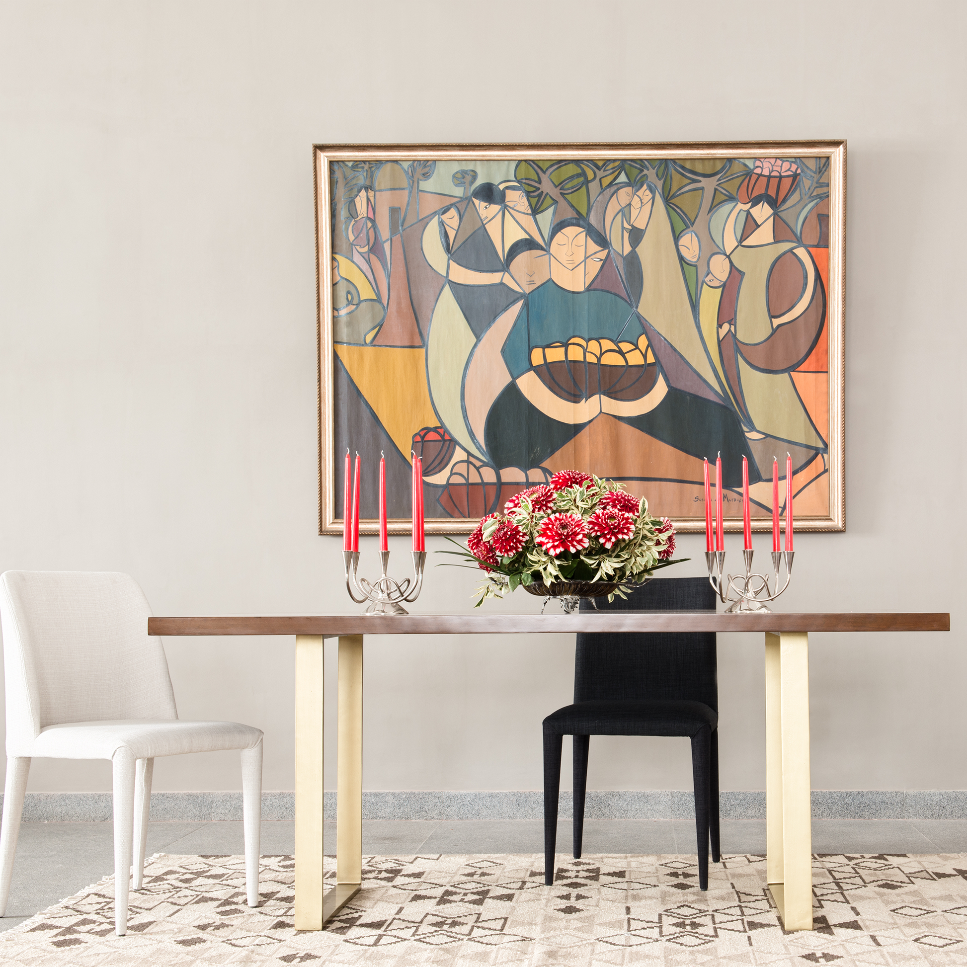 Teak Origins I and Brass