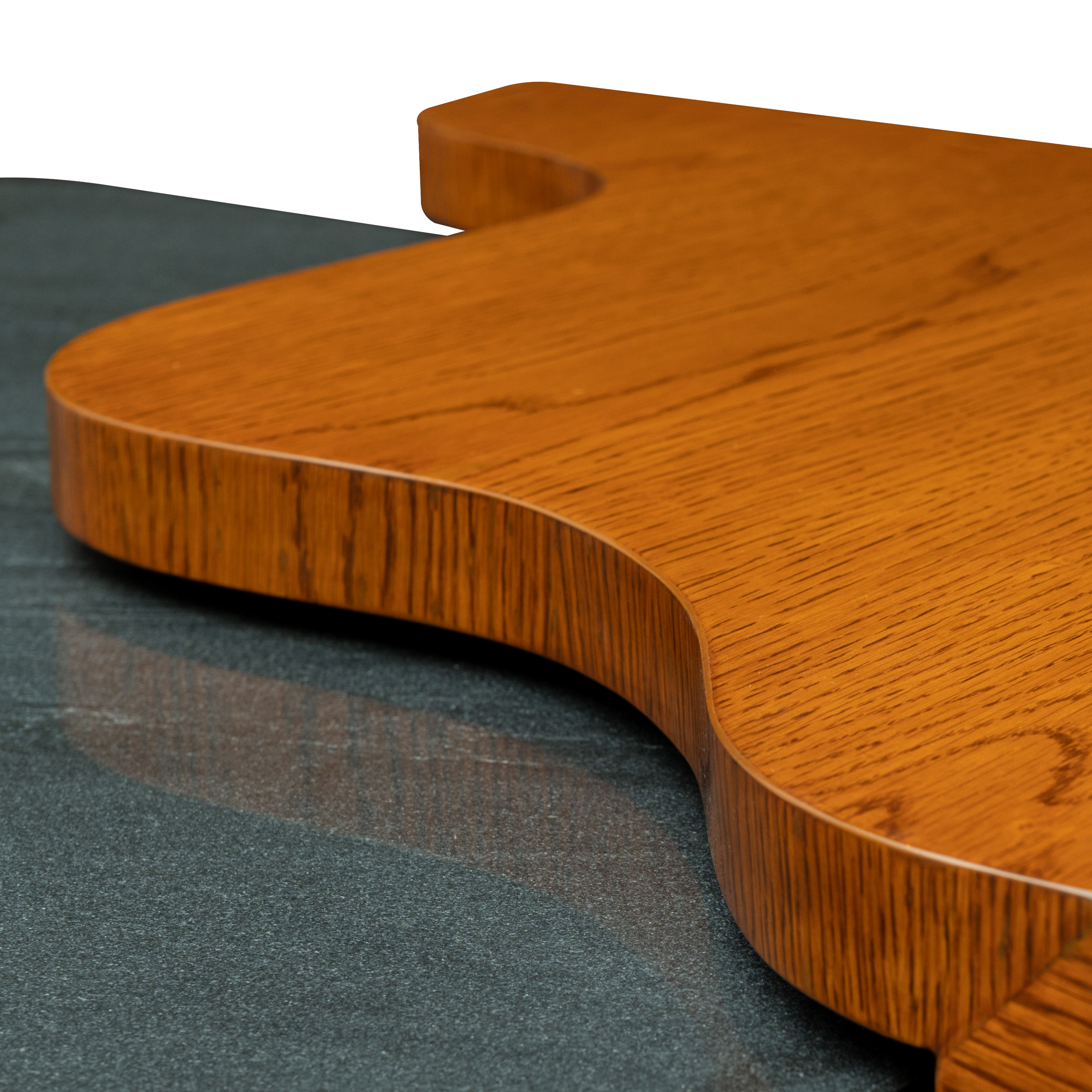 Caramel Oak_Abu Black Marble