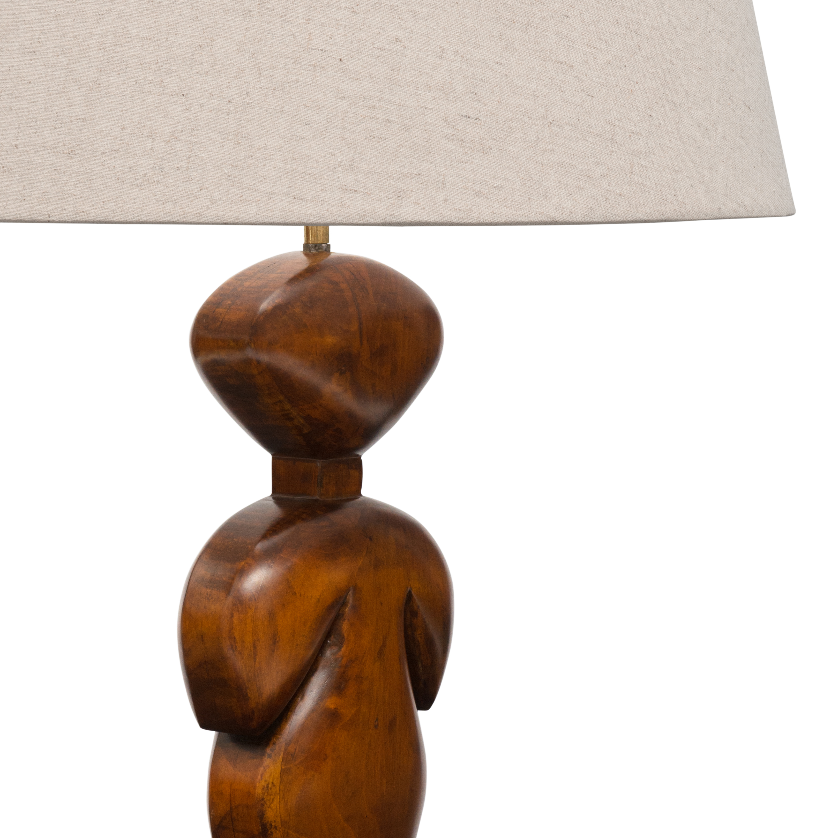 Teak and Jet Black Base