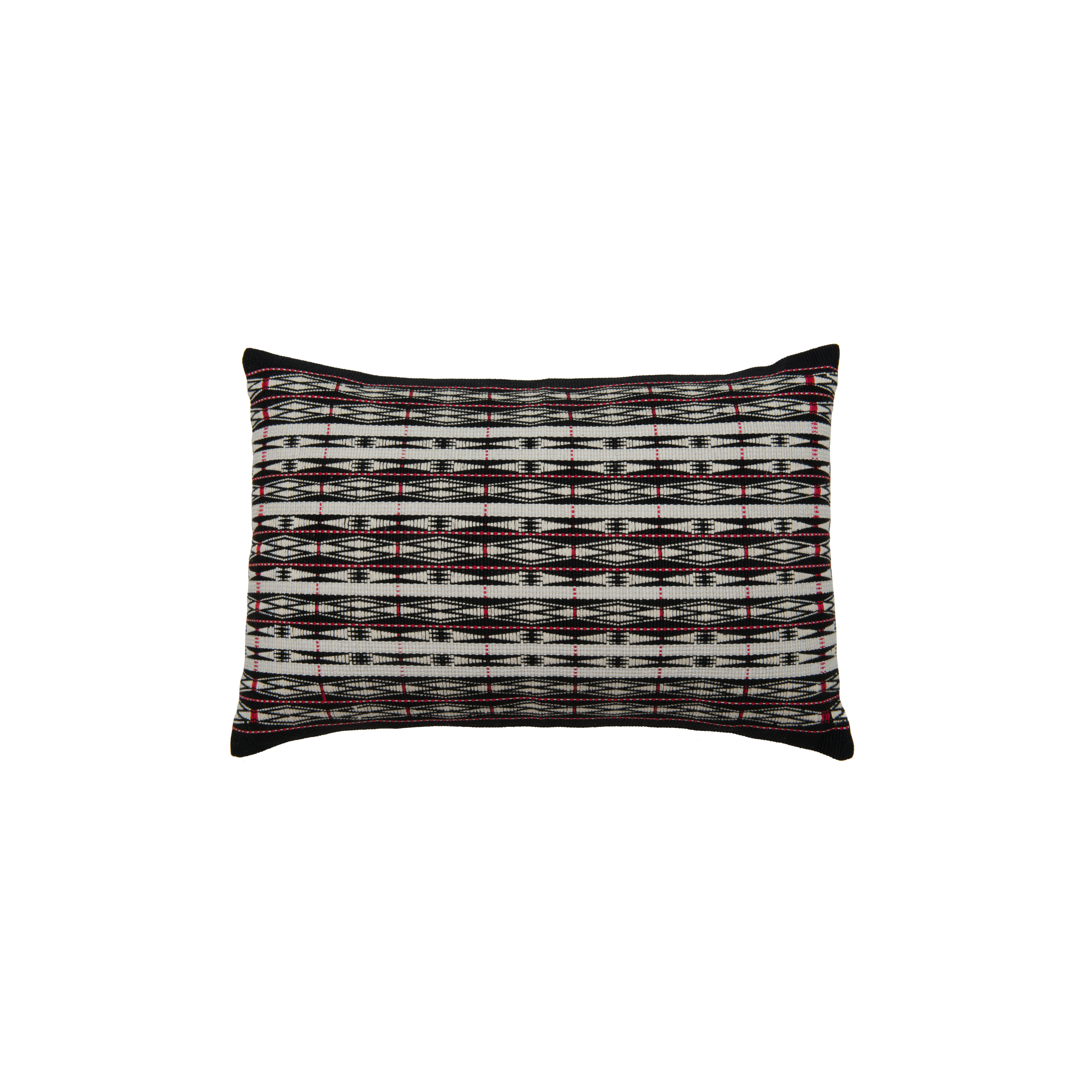 Woven Black Red