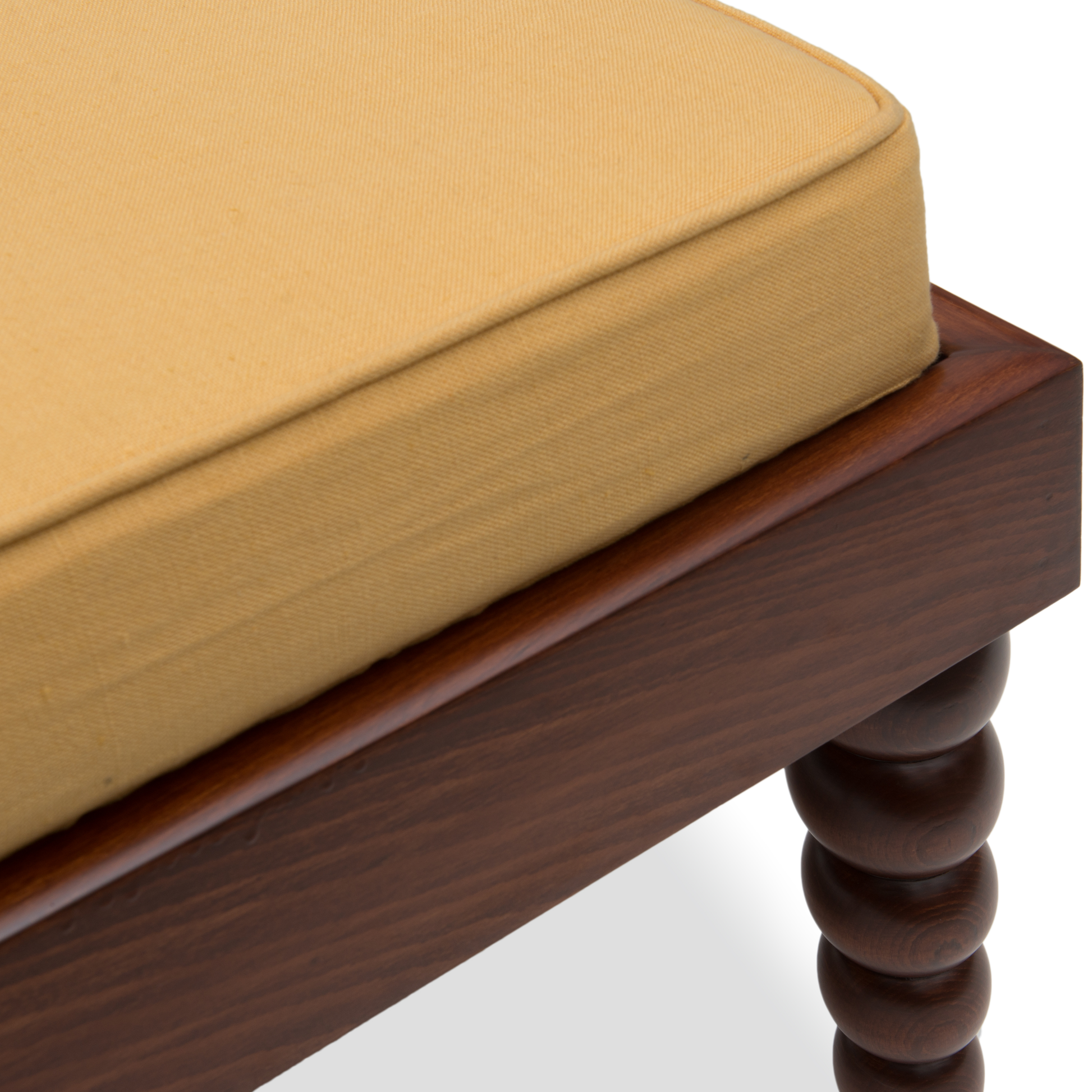 Dark Mahogany_Cotton Linen Gold