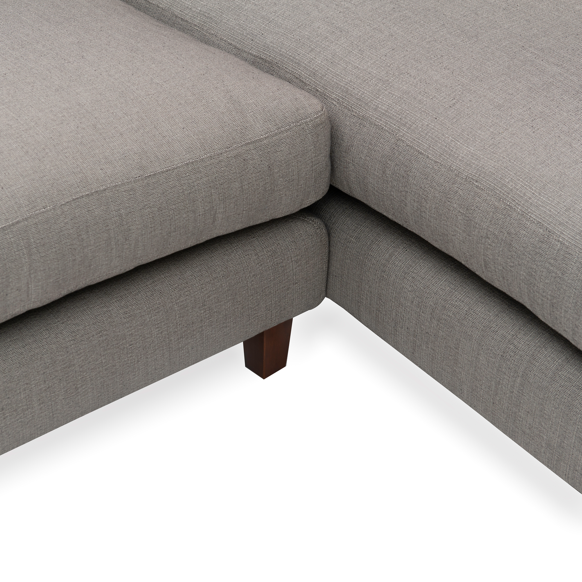 Textured Weave Fog_Walnut