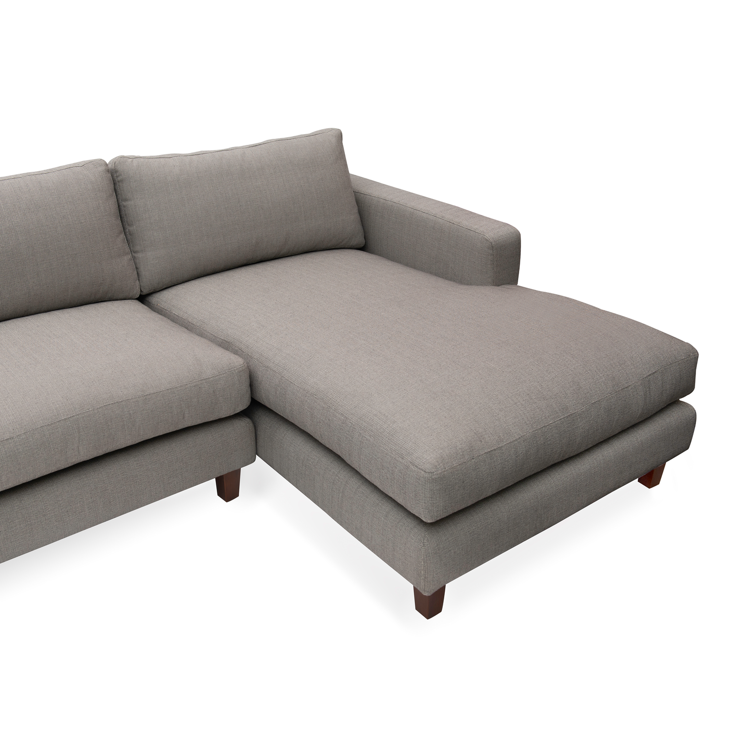 Textured Weave Fog_Walnut
