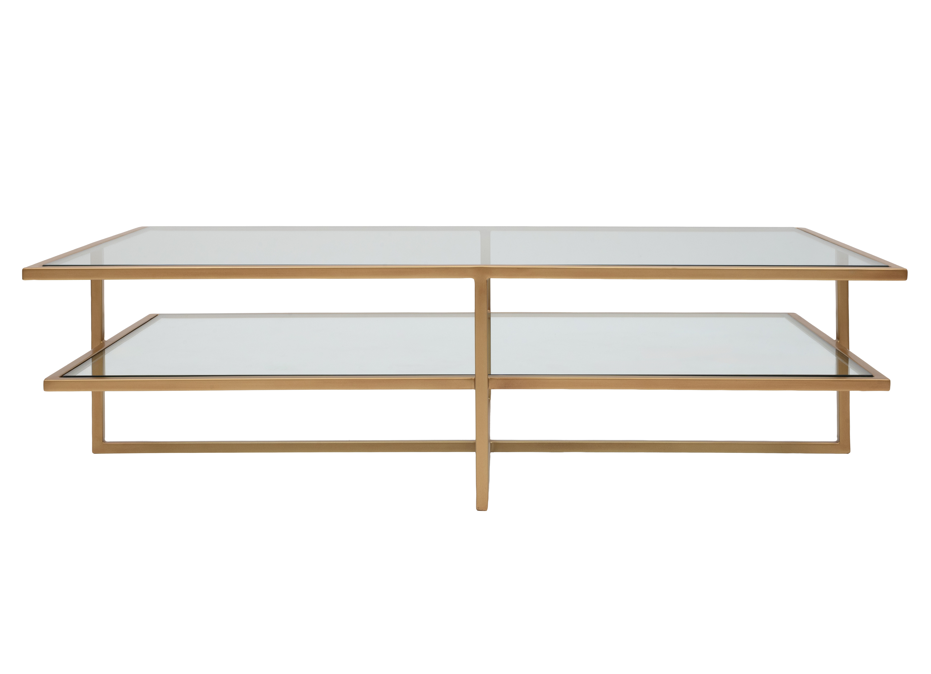 Gold Finish and Glass