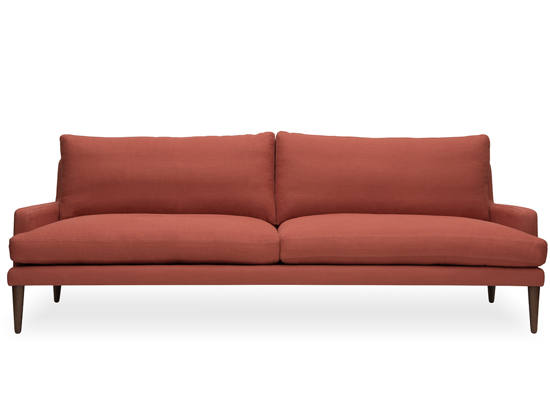 Brooklyn 3-seater Sofa Rose Orange